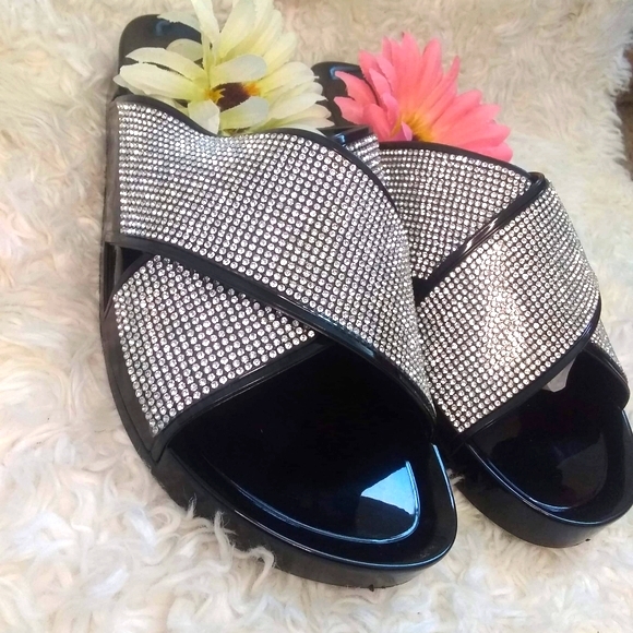 Jelly Rhinestone Sandal - Picture 5 of 7